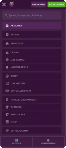 Malina Casino App Boni