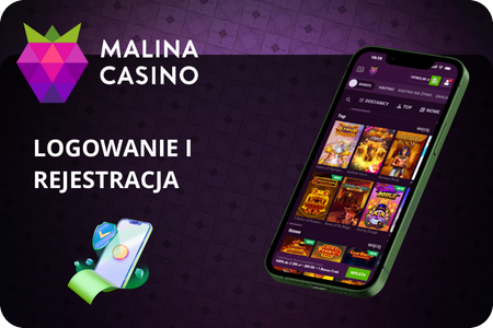 Malina Casino App – rejestracja z wyborem gier w sekcji slotów