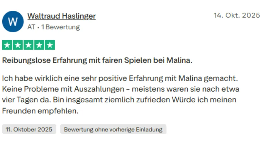 Malina Casino Kundenmeinungen