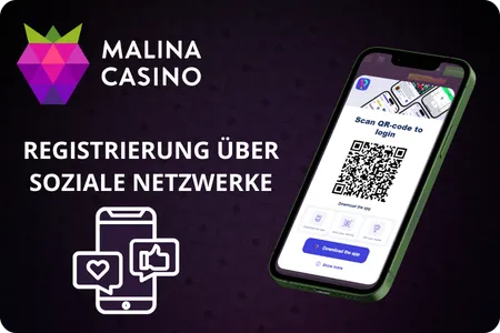 Malina Casino Registrierung über soziale Netzwerke