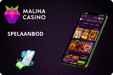 Malina Casino spelaanbod met populaire slots